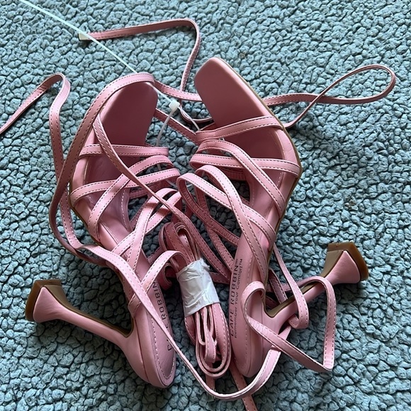 Cape Robbin Jenni Sexy Stiletto Lace Up Square Open Toe High Heels - Picture 9 of 9